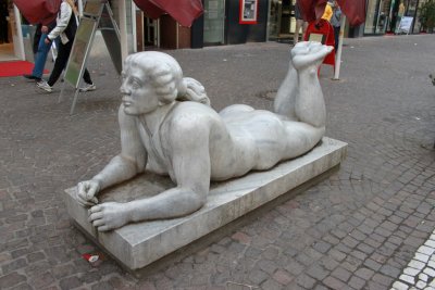 Женщина памятник Франкфурт