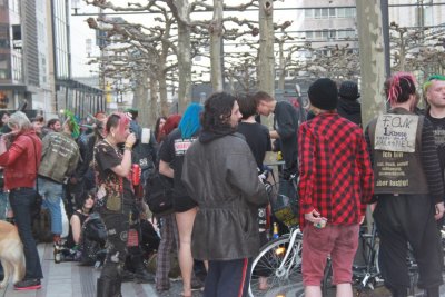 Фото. Франкфурт-на-Майне. Люди. Неформалы