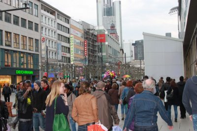Фото. Франкфурт-на-Майне. Люди.